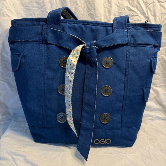 OGIO Hampton’s Tote Cobalt/Academy - Ladies Laptop Bag - Picture 1 of 3